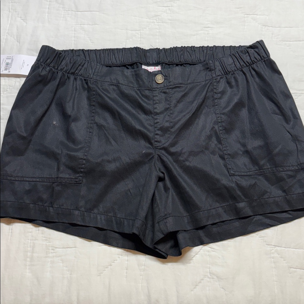 Isabel Maternity‎ by Ingrid & Isabel Twill Shorts - Black NWT